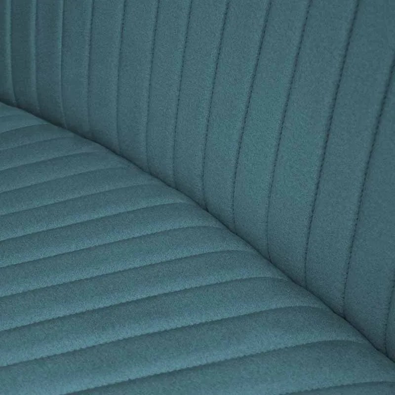 Eetkamerbank - Hengelo - stof Element petrol 14 - geschikt voor ovale tafel 200 cm