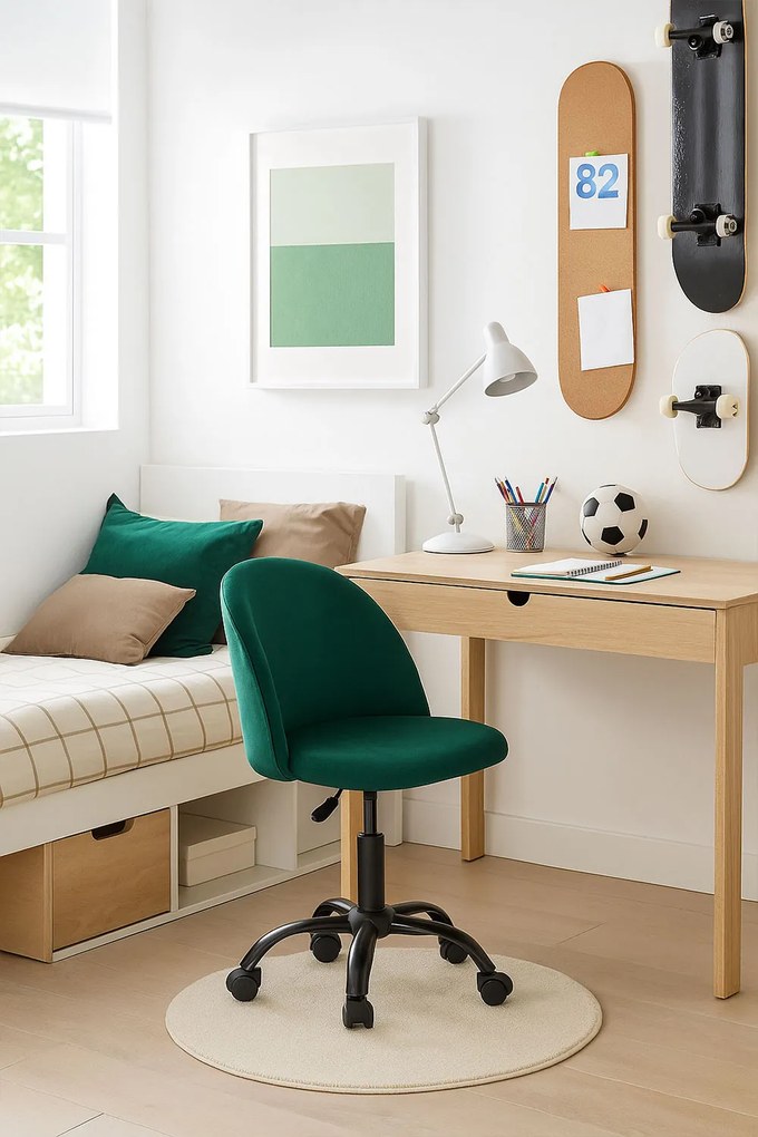 Black Vint Office Stoel
