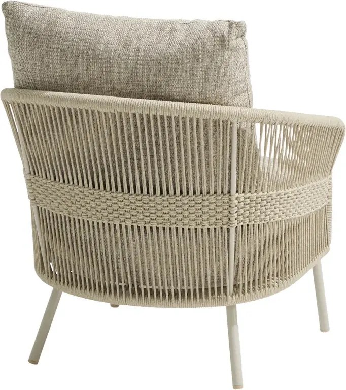 4 Seasons Outdoor Corfu Loungestoel Linen Loungestoel beige weerbestendig
