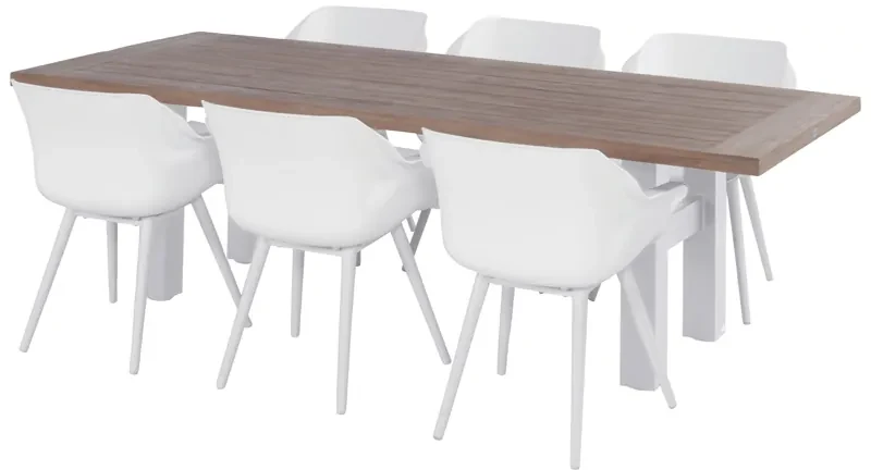 Hartman Sophie Studio dining armstoel - White - Alu poot