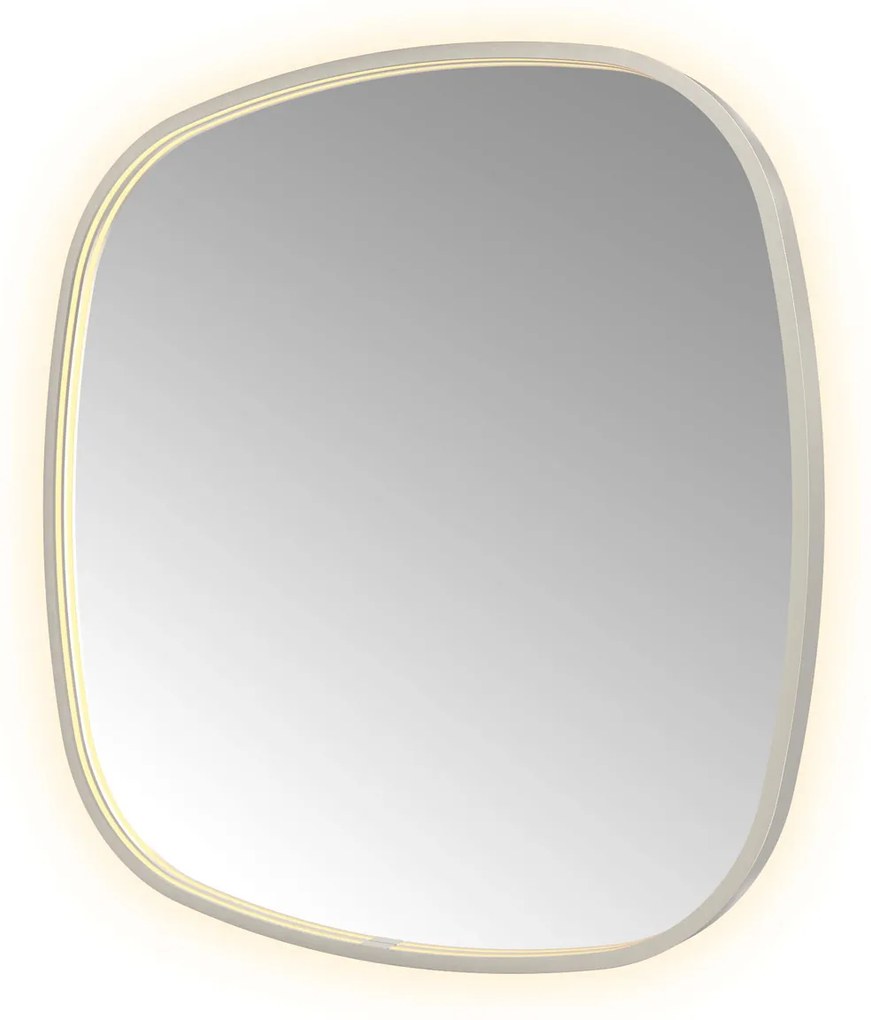 Hotbath &More Contour spiegel deens ovaal 80x80cm RVS
