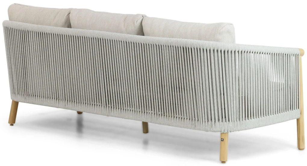 Stoel en Bank Loungeset 5 personen Aluminium/rope Grijs  Lifestyle Garden Furniture Bloom