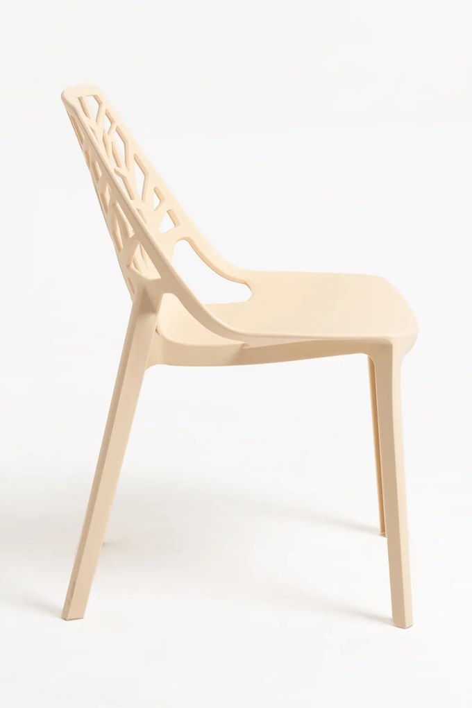 Pak 4 Polypropyleen Hissar Stoelen