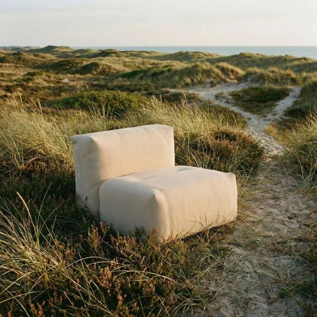 Soft Zitzak Outdoor Seat - Bouclé Beige