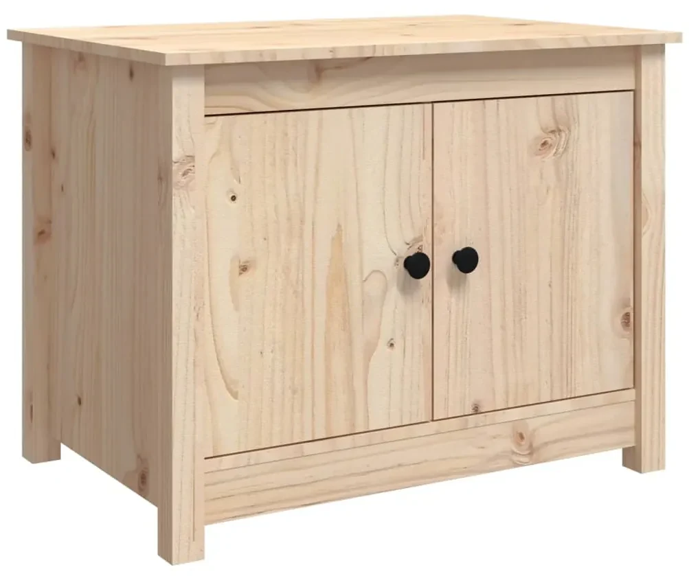 vidaXL Salontafel 71x49x55 cm massief grenenhout