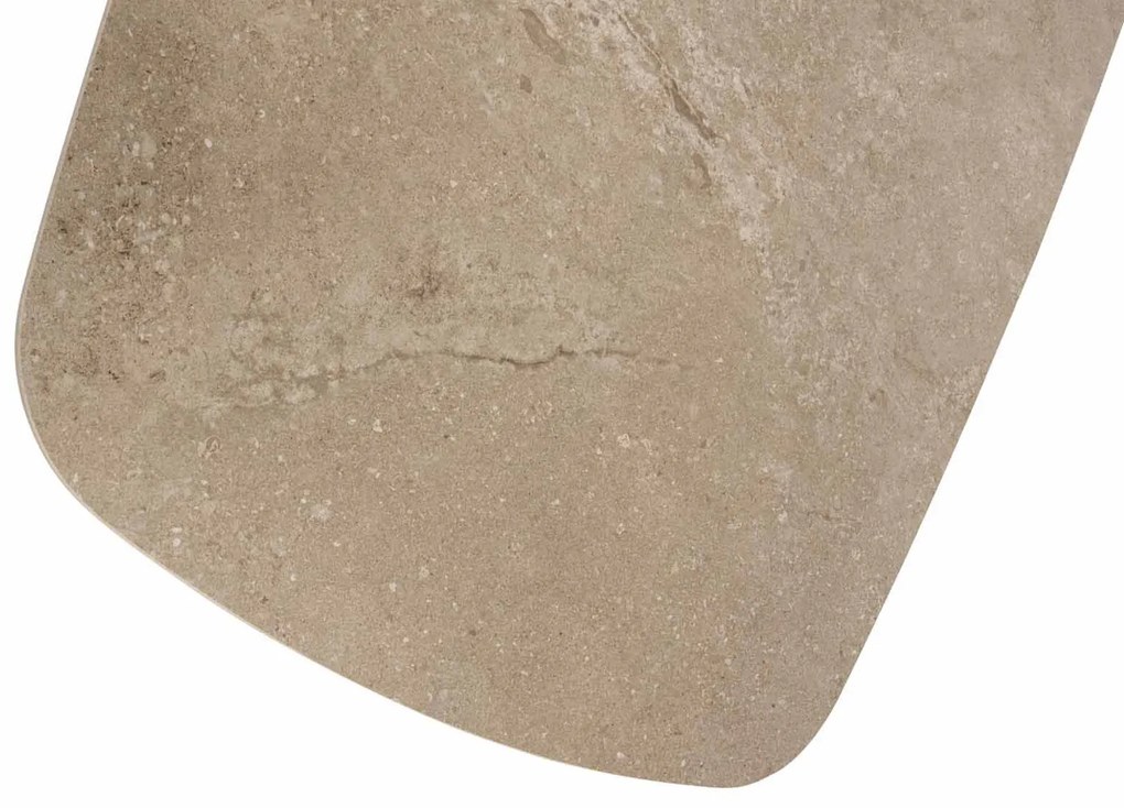 Taste by 4 Seasons Prado tuintafel latte met keramisch blad in barrelvorm 240 x 105 cm  Tuintafel    beige weerbestendig