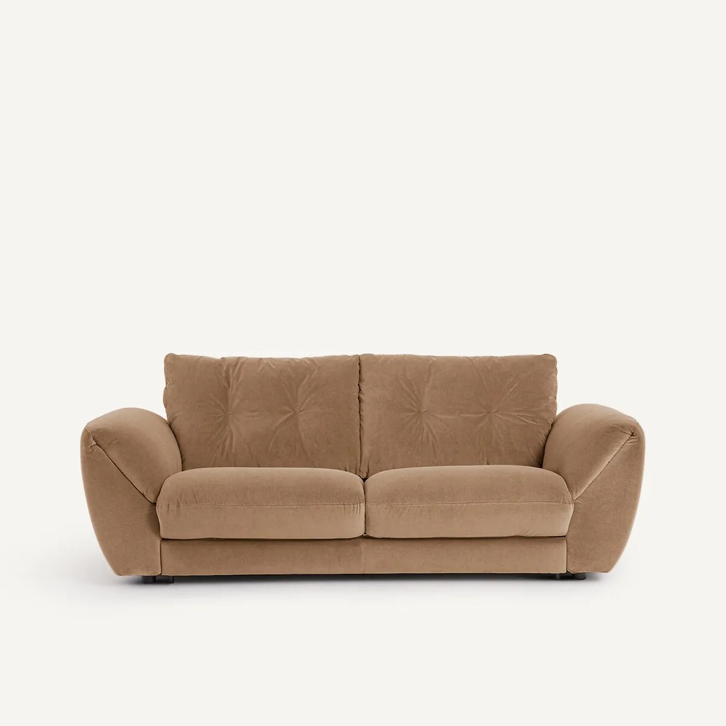 3-zits slaapbank van stonewashed fluweel, EDGAR