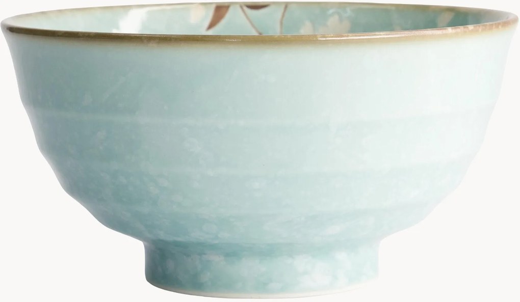 Steengoed schalen Sakura, 4-delig