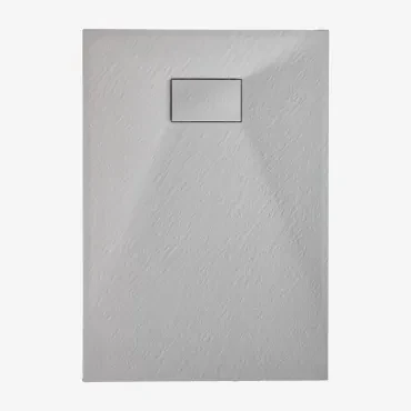Rechthoekige Antislip En Extra Platte Smc-hars Douchebak Soho Grijs – Koel & 120 X 90 Cm - Sklum
