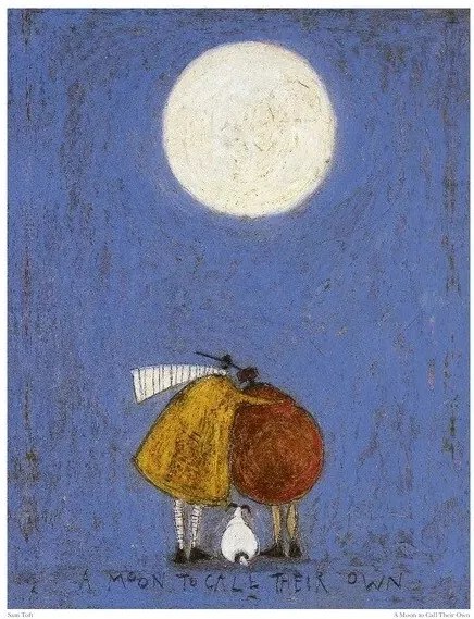 Kunstdruk Sam Toft - A Moon To Call Their Own