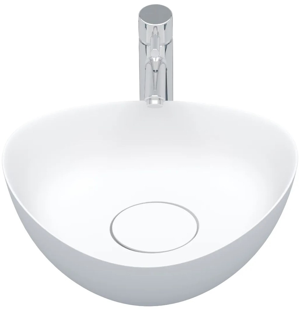 Riho Oviedo waskom solid surface wit mat