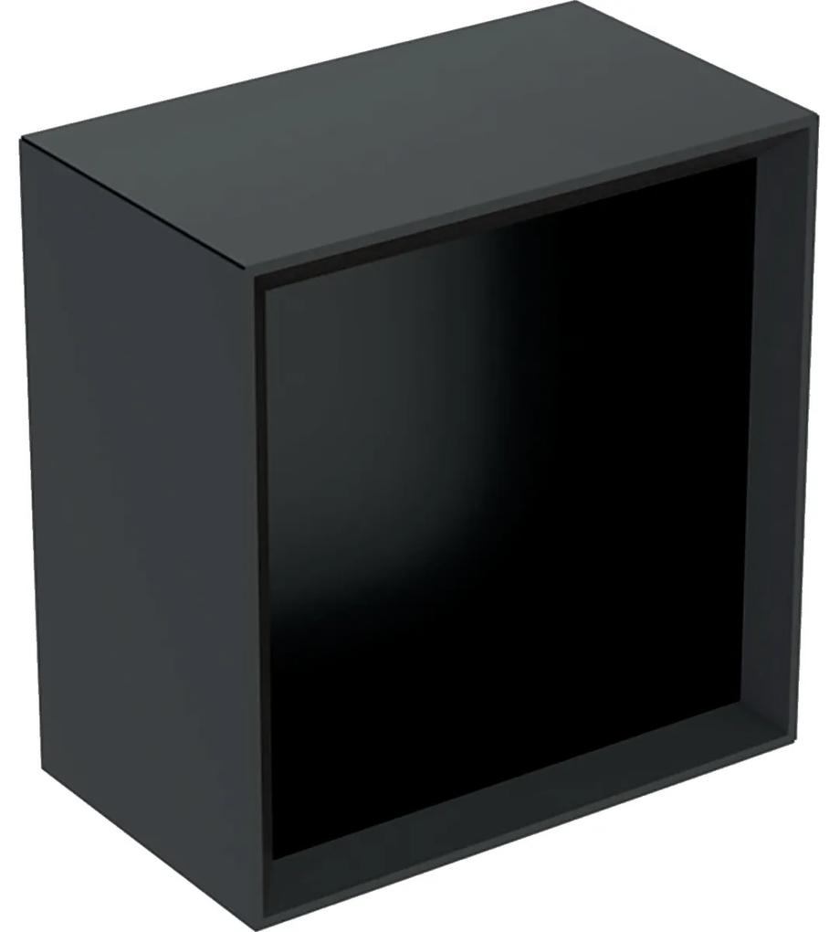 Icon wandbox 22,5x23,3cm - mat lava