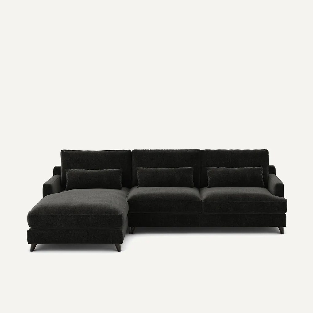 Chenille fluwelen hoekbank, Alwine