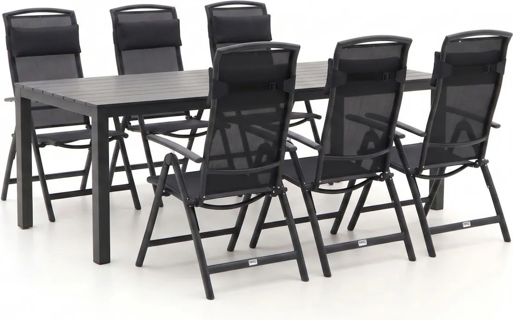 Diningset Forza  | 6 personen | Tuinset aluminium | 7-delig | Kees Smit Tuinmeubelen