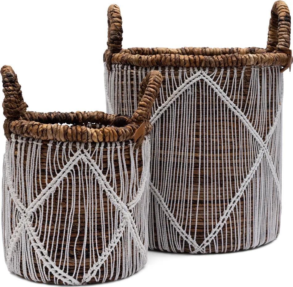 Rivièra Maison - Bohemian Chic Basket Set Of 2 pieces - Kleur: naturel