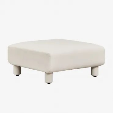 Bladerdeeg 90x90 Cm In Artemisa Bouclé Stof Crèmebeige Boucléstof - Sklum