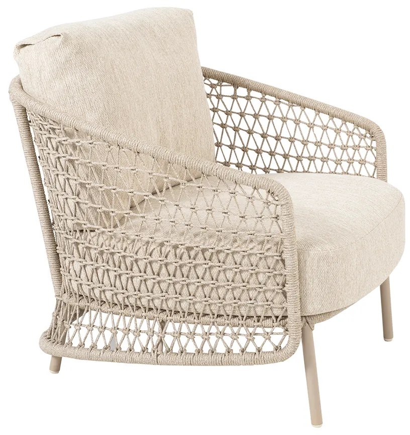 4 Seasons Outdoor Puccini loungestoel - latte