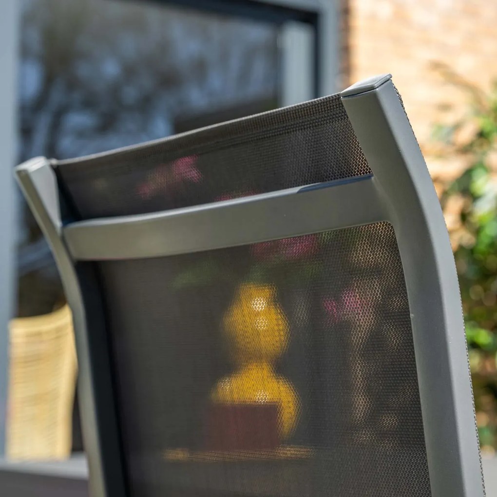 Garden Impressions Siena tuinstoel verstelbaar - donker grijs