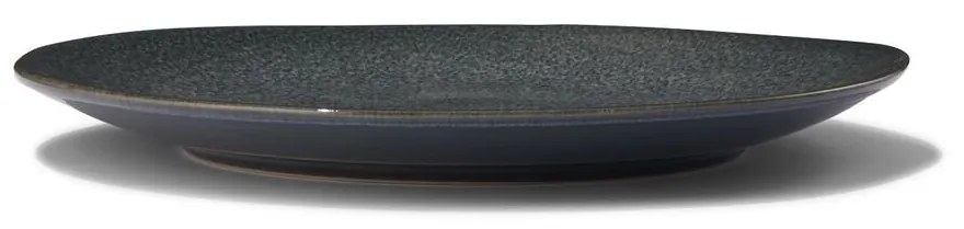 HEMA Dinerbord Ø26cm Porto Reactief Glazuur Zwart (zwart)