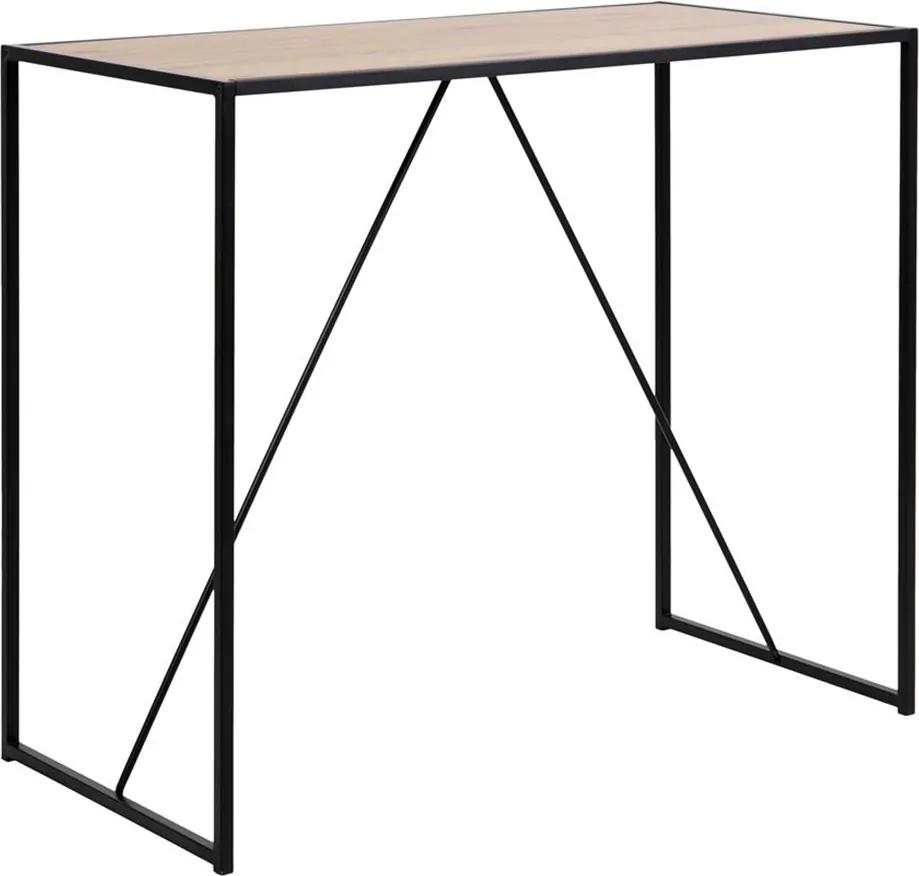 Lisomme Industriële bartafel - Vic - Hout - 105 cm hoog - Industriële bartafel - Houten tafel - Eettafel - Industrieel - Modern