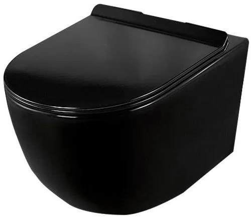 MISA WC PODWIESZANA LOYD SLIM BEZRANTOWA CZARNA