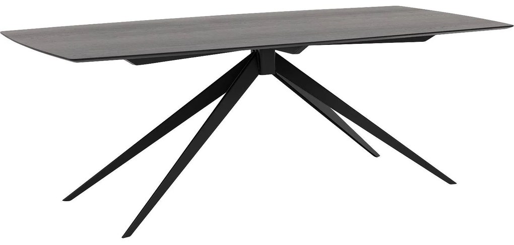 Goossens Excellent Eettafel Uniek, Semi rechthoekig 200 x 100 cm