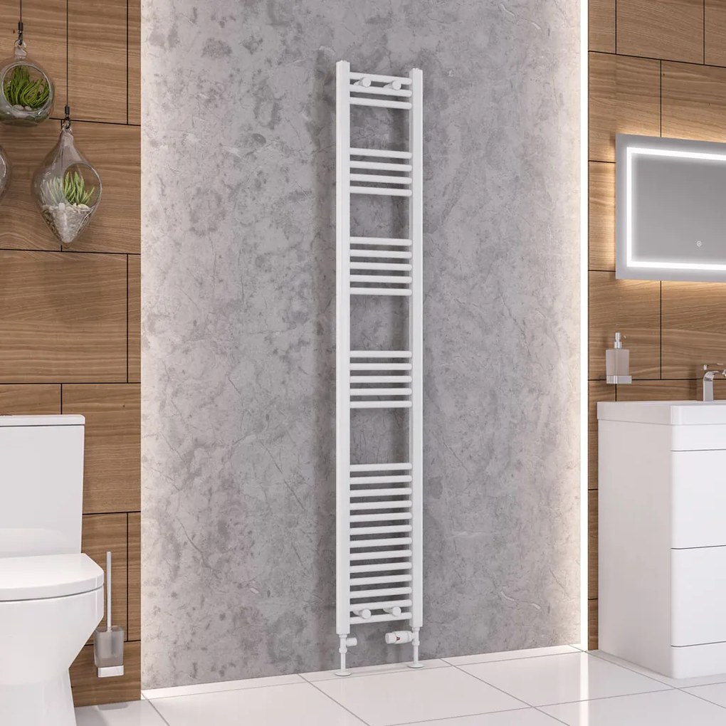 Eastbrook Wendover handdoekradiator 30x180cm 466W wit glans