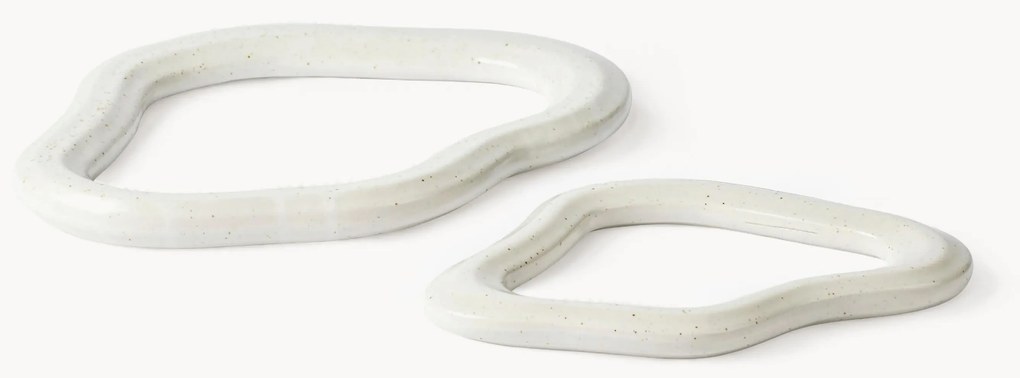 Handgemaakte onderzetters Nordic Vanilla, 2-delig