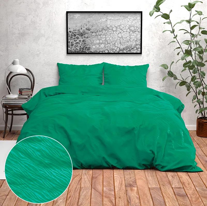 Zensation Parma - Groen 1-persoons (140 x 220 cm + 1 kussensloop) Dekbedovertrek