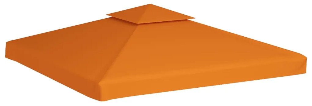 vidaXL Vervangend tentdoek prieel 310 g/m² 3x3 m oranje