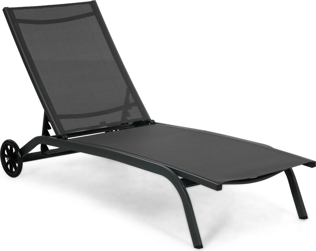 Domani Furniture Bellorio Ligbed Verstelbaar Aluminium Grijs