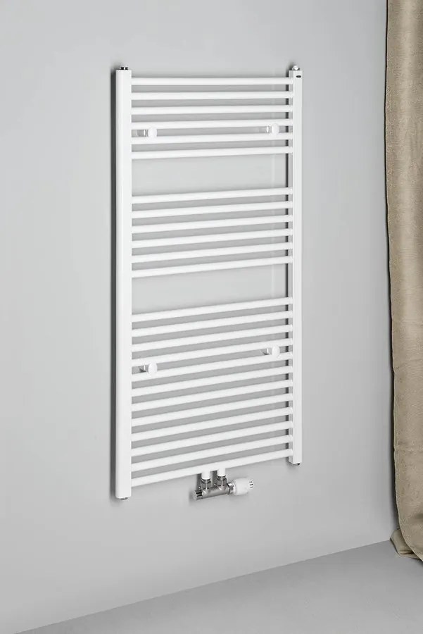 Aqualine Direct badkamer handdoek radiator 60x170cm wit 889Watt