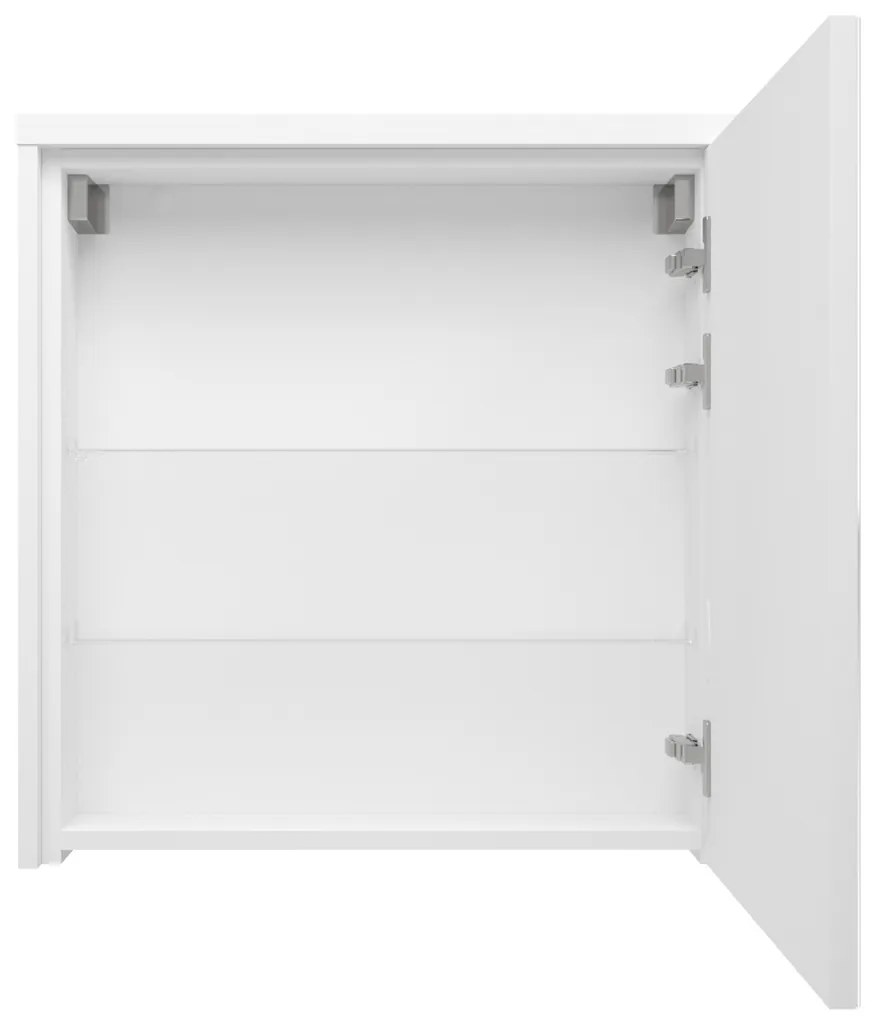 Fontana Basic spiegelkast 60cm met 1 deur wit mat