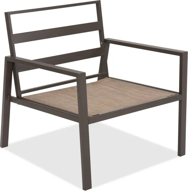 Set van twee fauteuils Vigo bruin