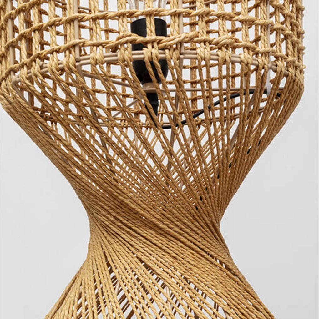 Kare Design Aloha Vloerlamp Riet Retro 136 Cm