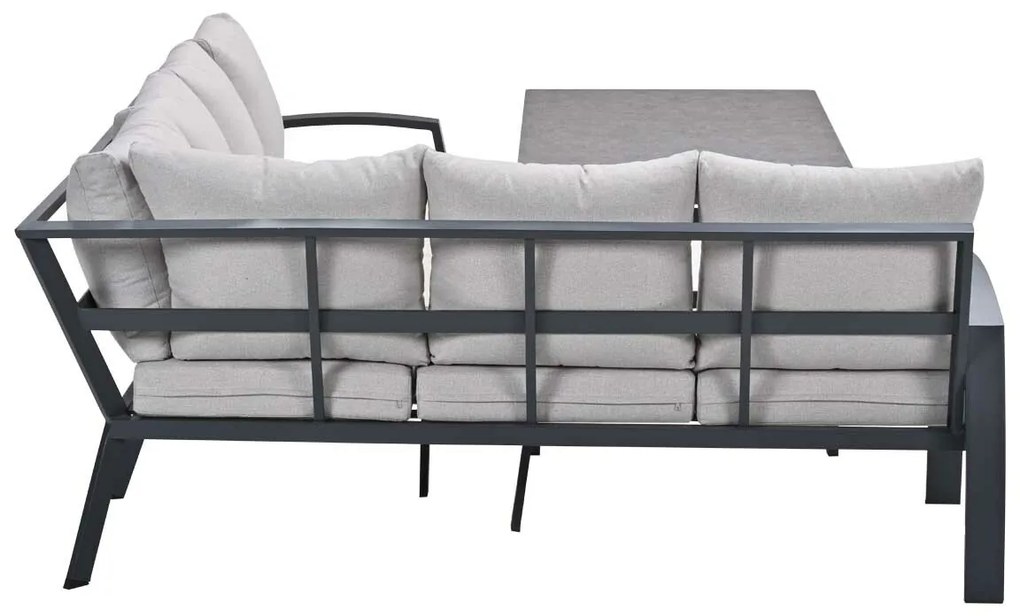 Garden Impressions Cameron lounge dining set 3-delig links - desert sand