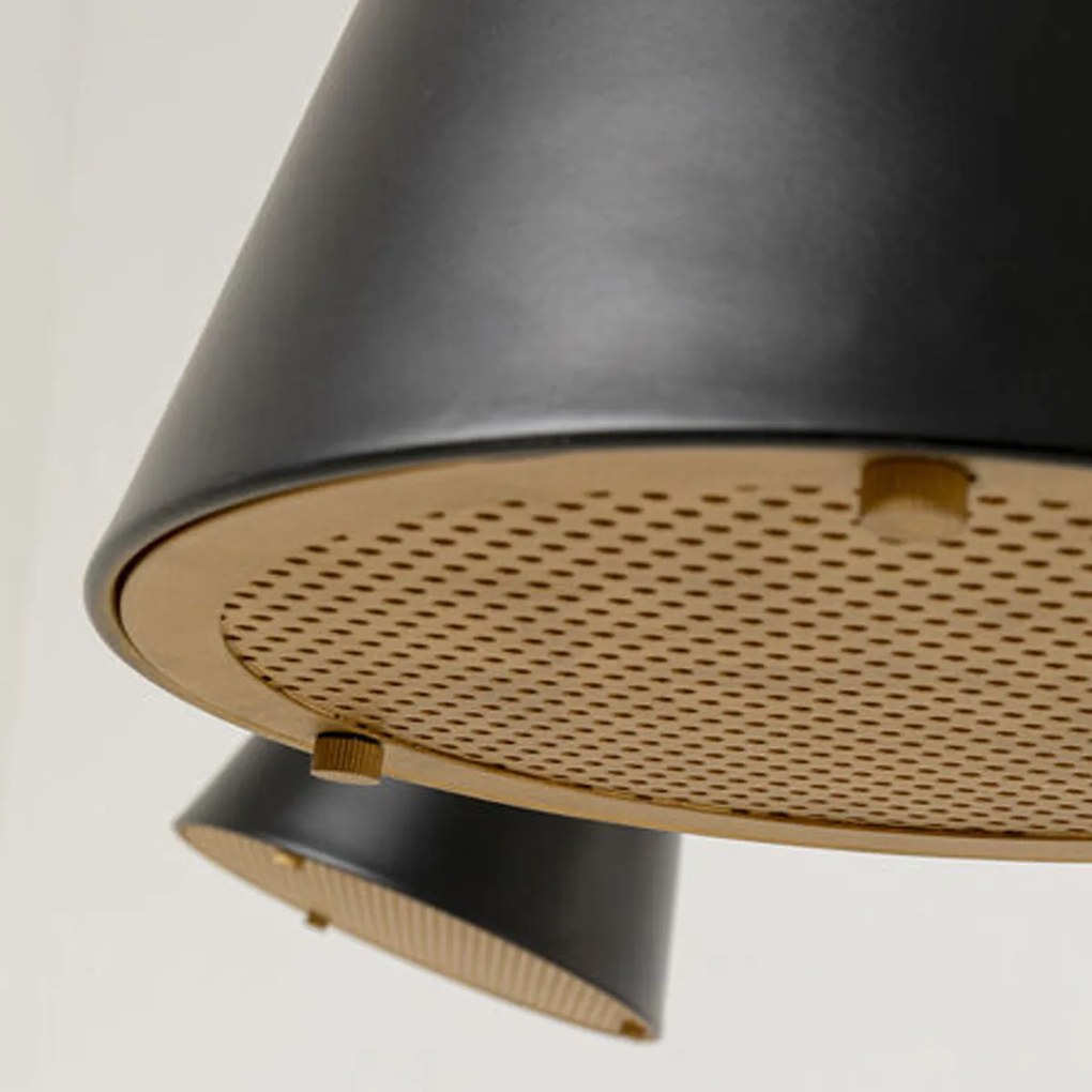 Grote Boog Vloerlamp Zwart Metaal