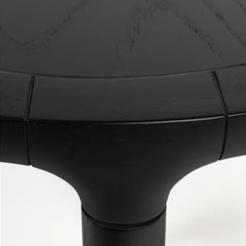 Zuiver Storm Ronde Salontafel Zwart - 55 X 55cm.