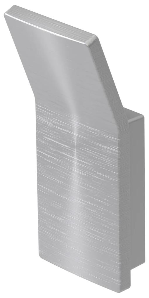 Handdoekhaak Haceka Aline Brushed 8,7x3,6 cm Aluminium Geborsteld Zilver