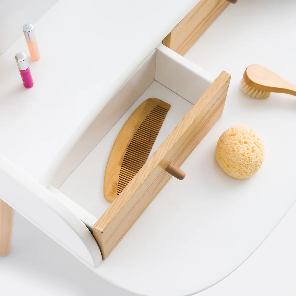 Kaptafel met kruk, Lorette