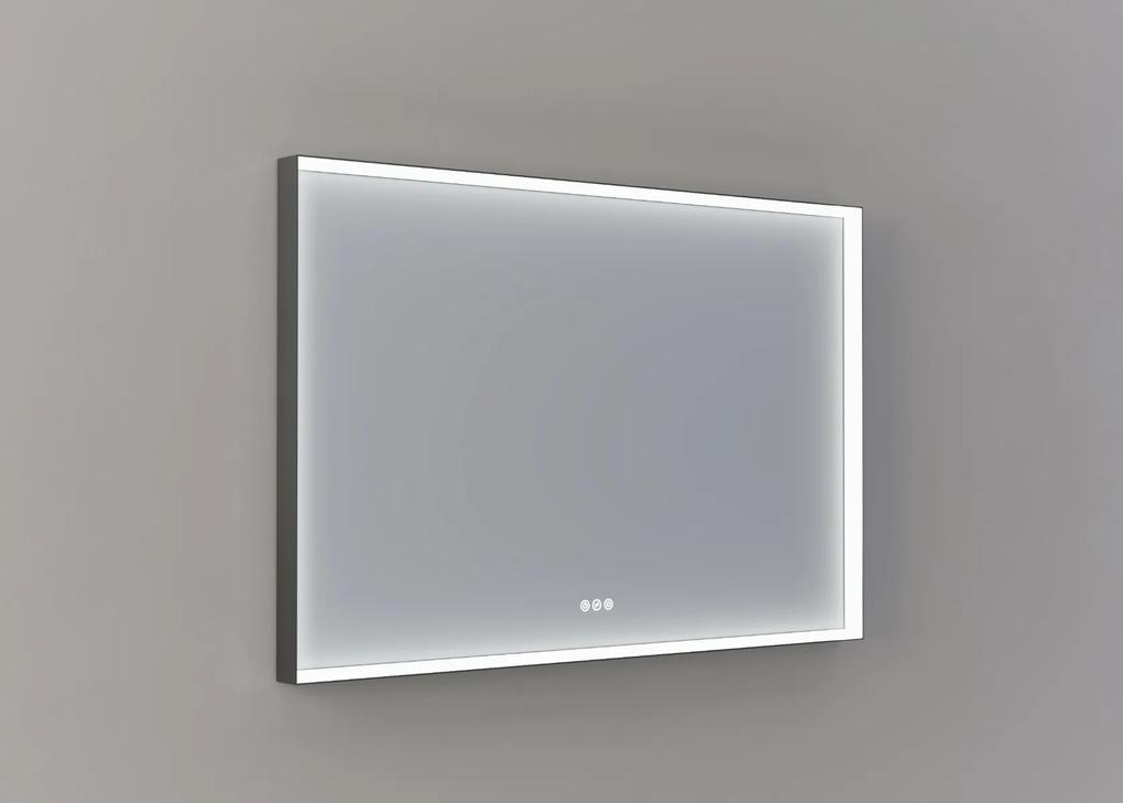 Thebalux M20 spiegel 120x80cm met verlichting en verwarming ijzer verouderd
