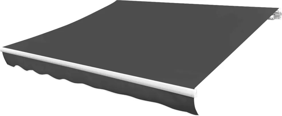 vidaXL Luifeldoek 3x2,5 m canvas antraciet