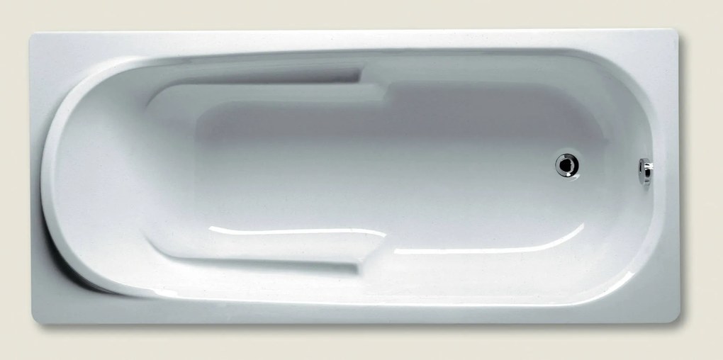 Riho Columbia inbouwbad links/rechts 140x70cm glans wit acryl