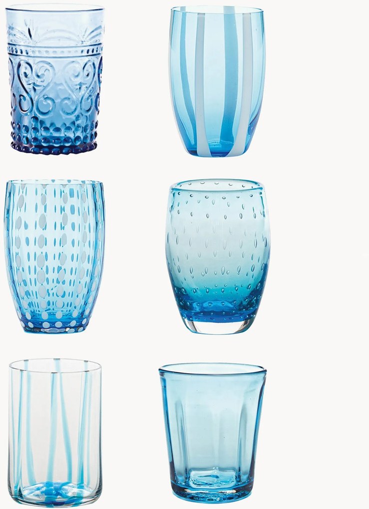 Handgemaakte tumbler Melting Pot, 6-delig