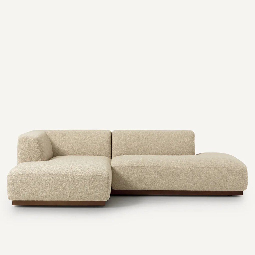 Linkse hoekbank XL bouclé stof, Jacopo