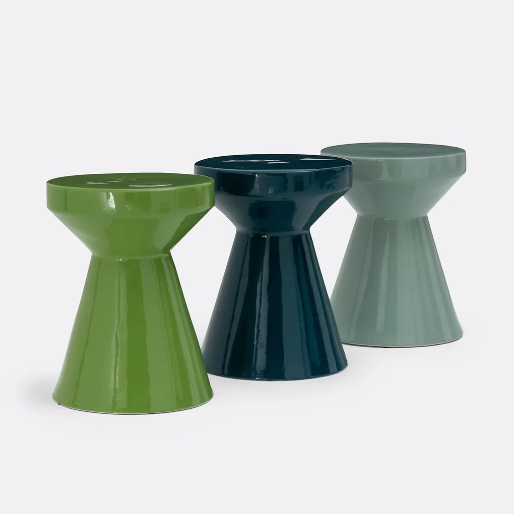 Bijzettafel of nachtkastje in keramiek MATMAT