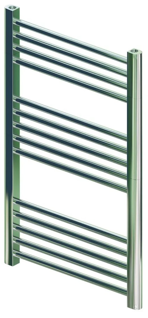 Designradiator Boss & Wessing Vertico Multirail 80x60 cm Chroom Zij-Onderaansluiting