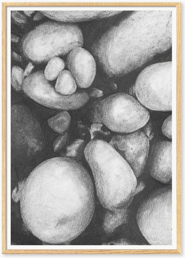 Poster Stones Under Water