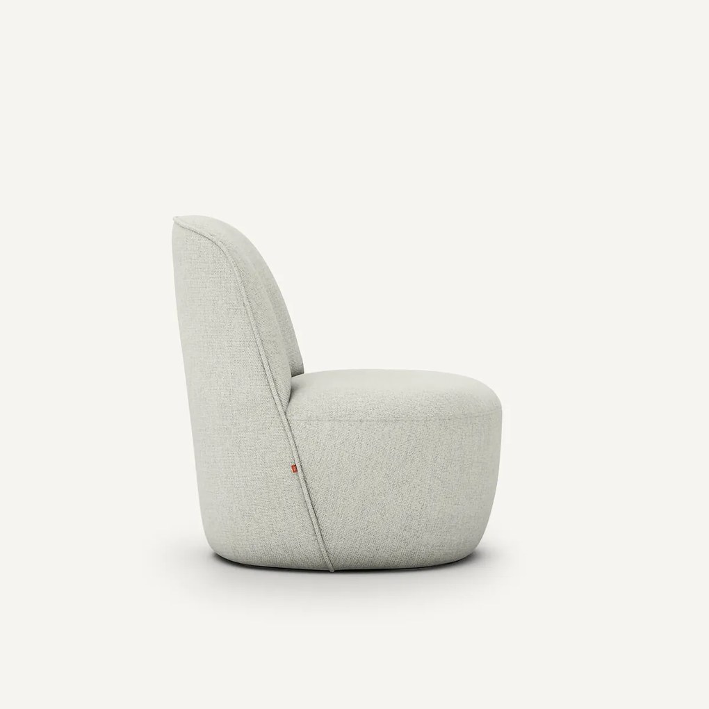 Draaifauteuil in bouclé, Rosebury