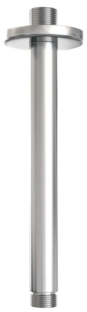 Brauer Brushed Edition complete inbouw regendouche met 3 standen handdouche, plafondarm, glijstang en hoofddouche 30cm set 24 RVS geborsteld PVD